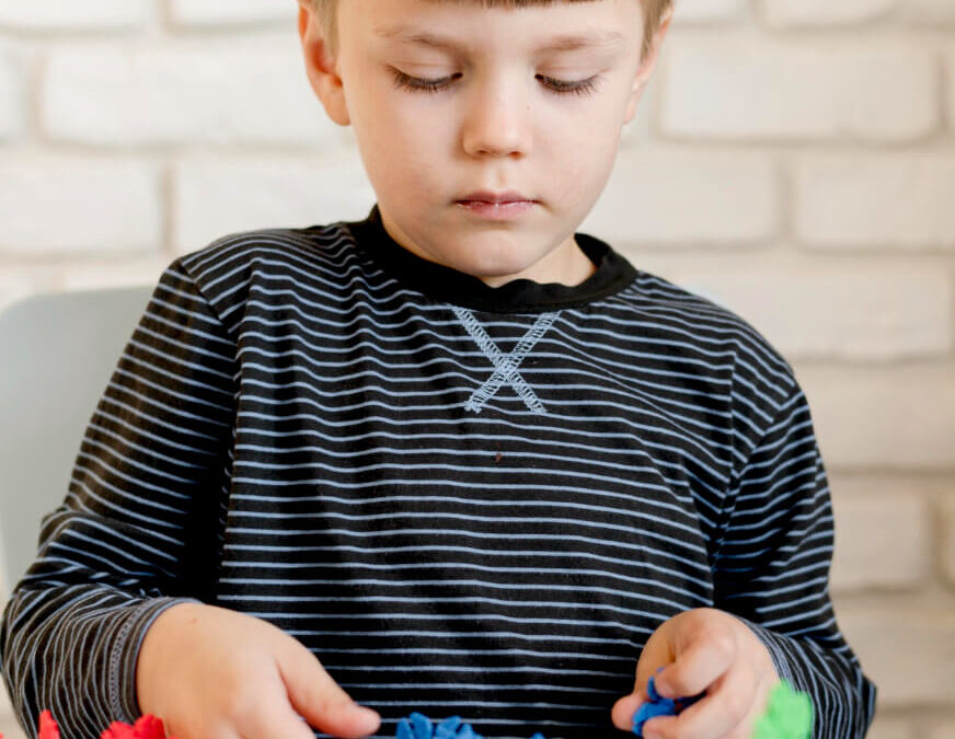 Young Child Doing Art Project