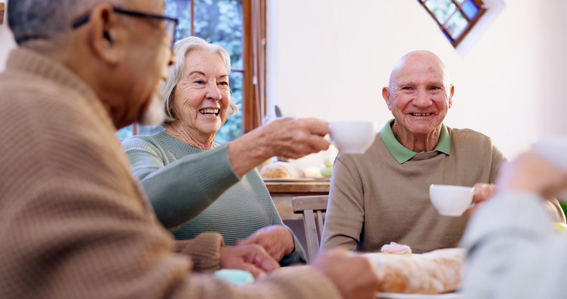 Community Participation | Group of elderly having fun in the SDA