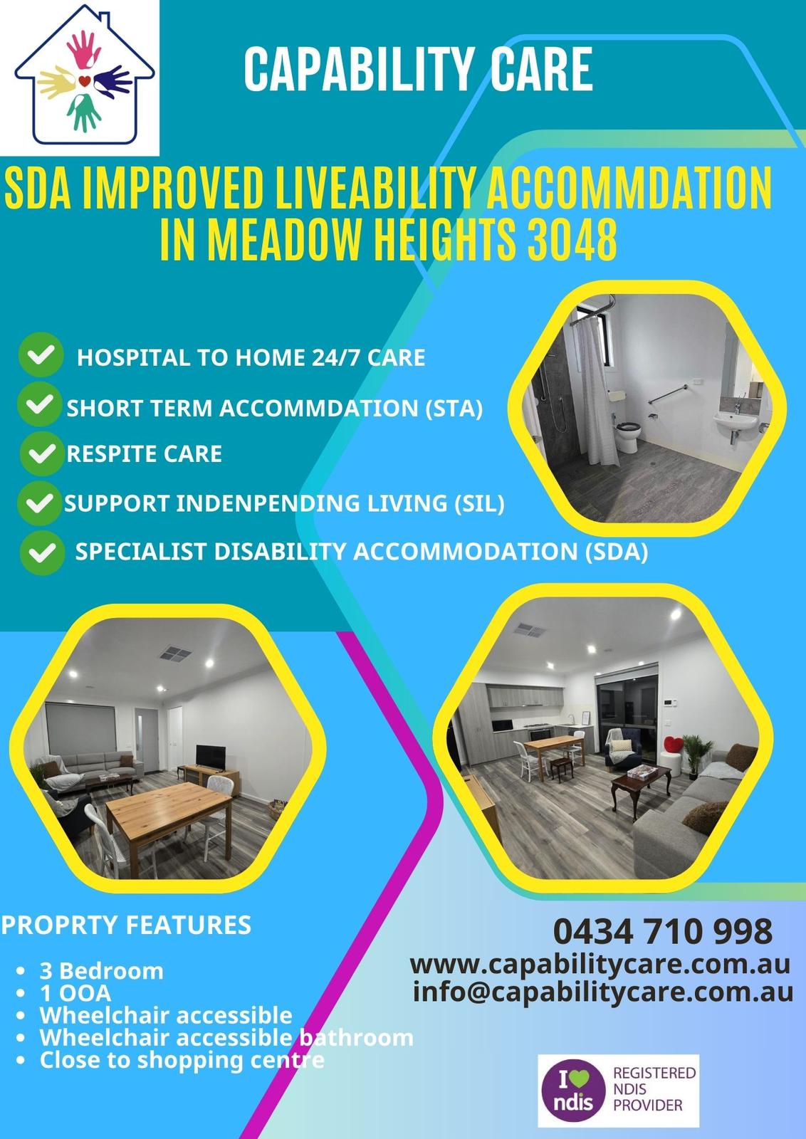 SDA Improved live ability Accommodation in Meadow Heights