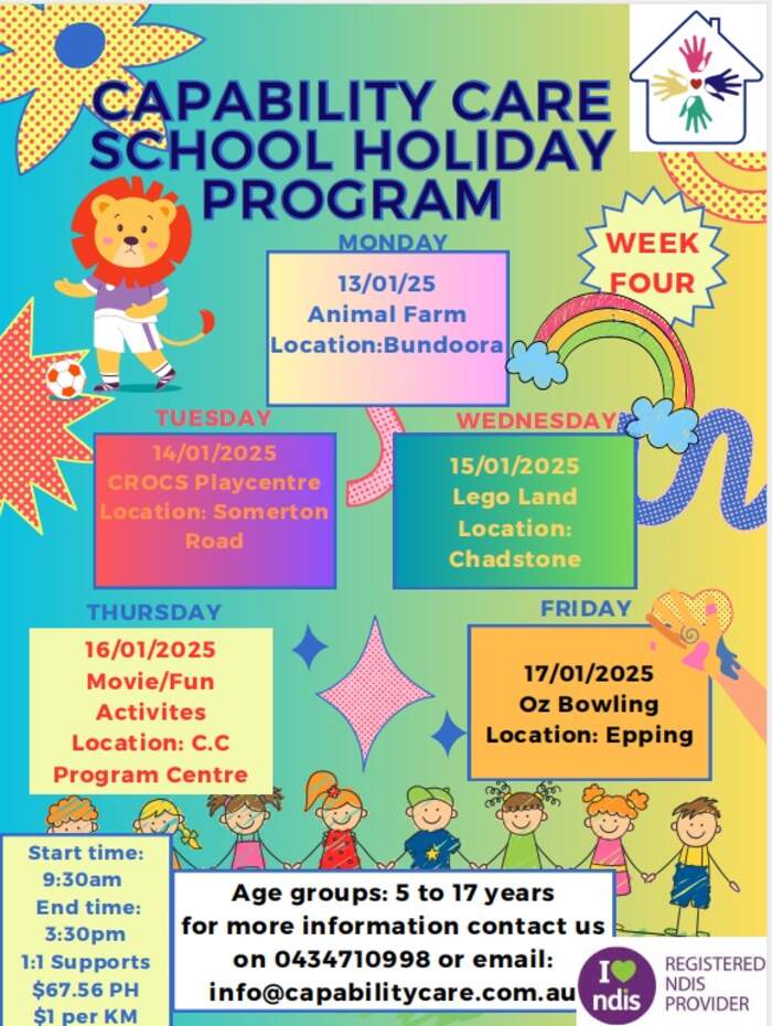 School Holiday Program 03 | Capability Care