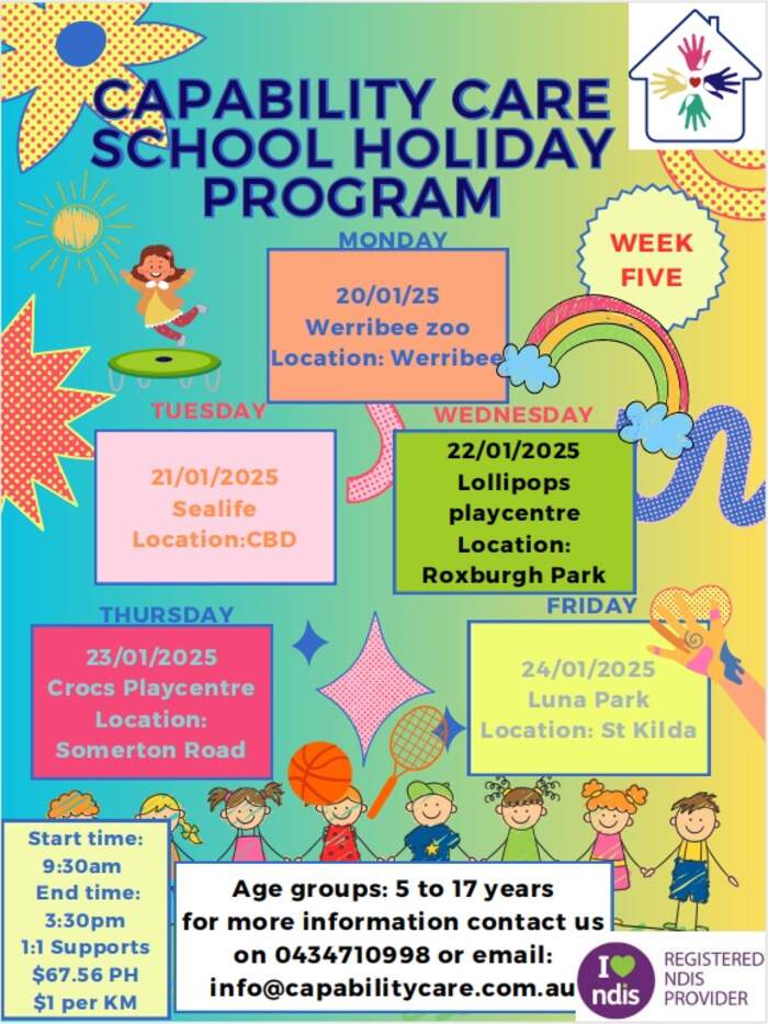 School Holida Program 04 | Capability Care